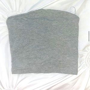 Grey tube top